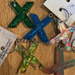*Keychain Resin Letter X