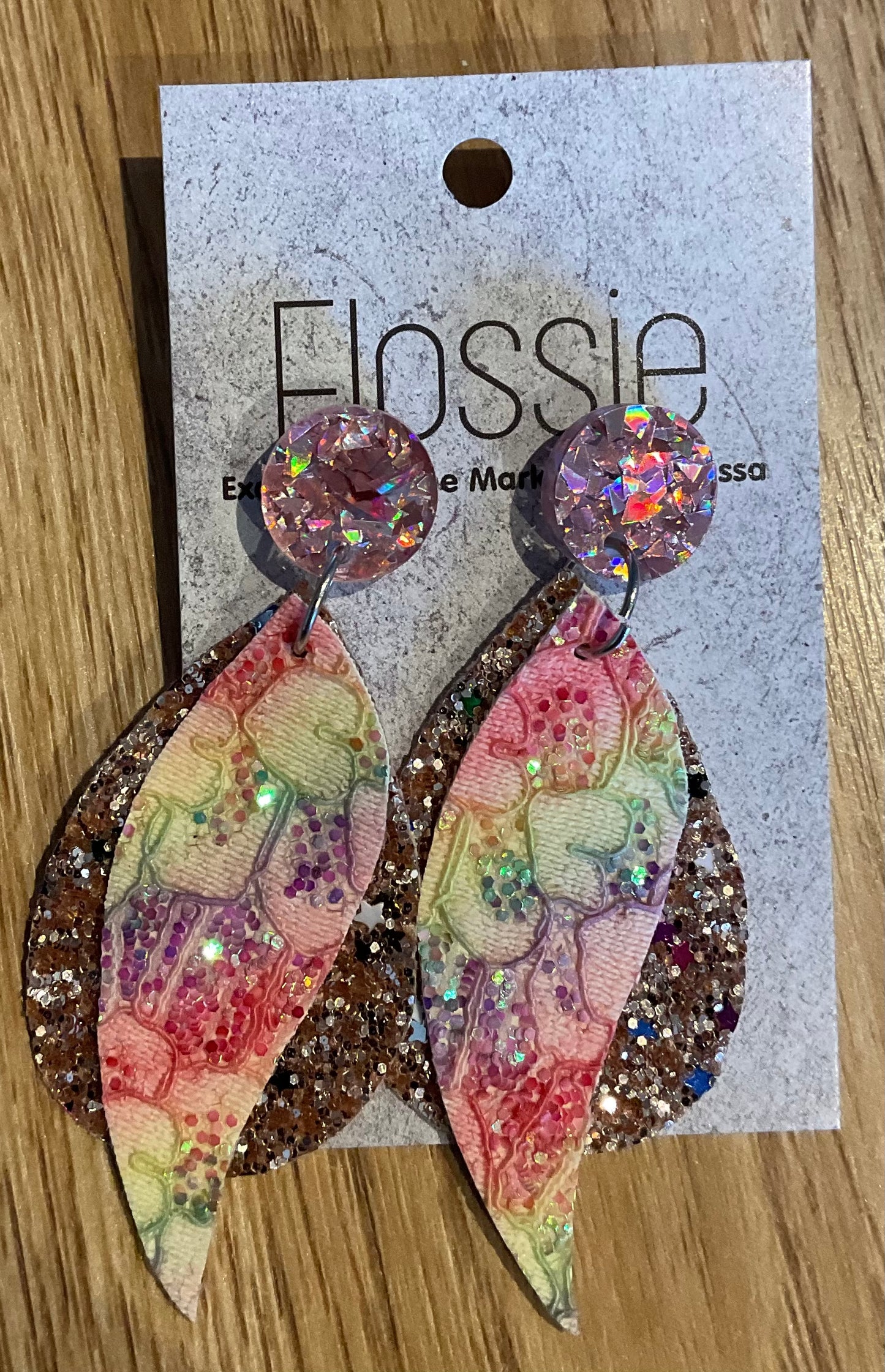*Earrings Pastel Lace Dangles