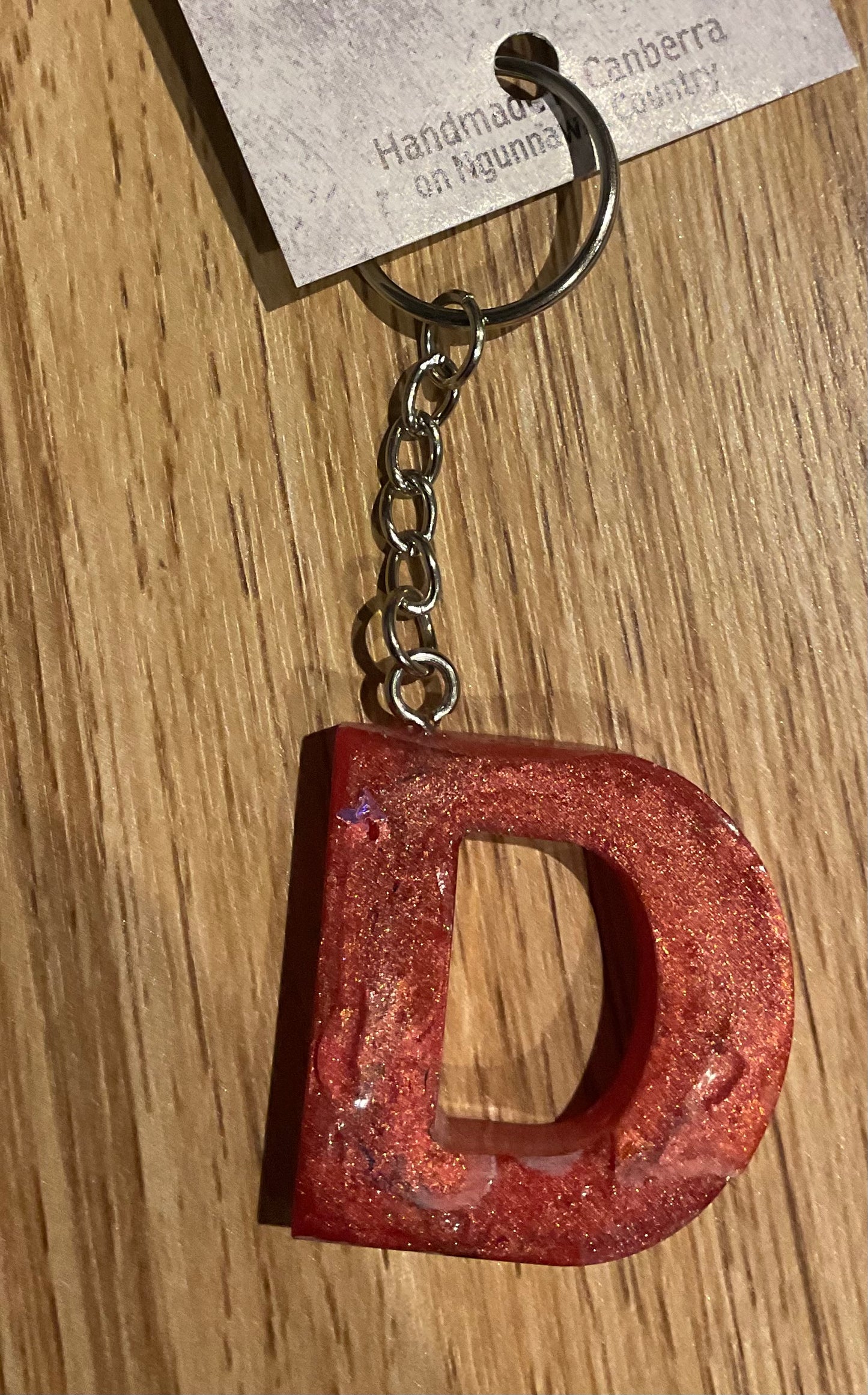 *Keychain Alphabet Letter D