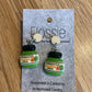 *Earrings Green Tea Jam Dangles