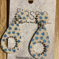 *Earrings Acrylic Hand Painted Dangles