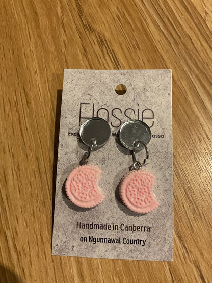*Earrings Biscuit Dangles