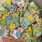 *Loose Buttons - Wooden Printed Cat
