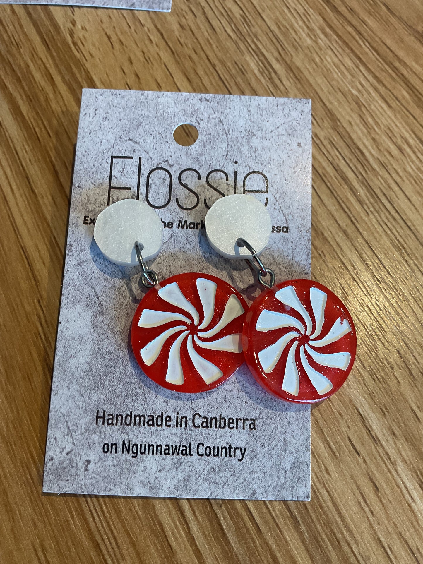 *Earrings Swirls Dangles