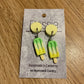 *Earrings Lime Ice Cream Dangles