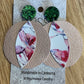 *Earrings Pink Gumnut Dangles