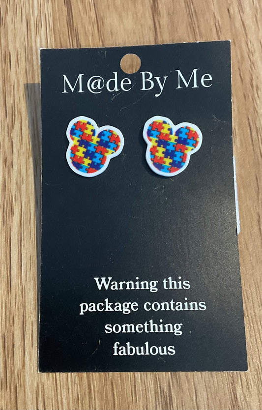 *Earrings Mouse Studs