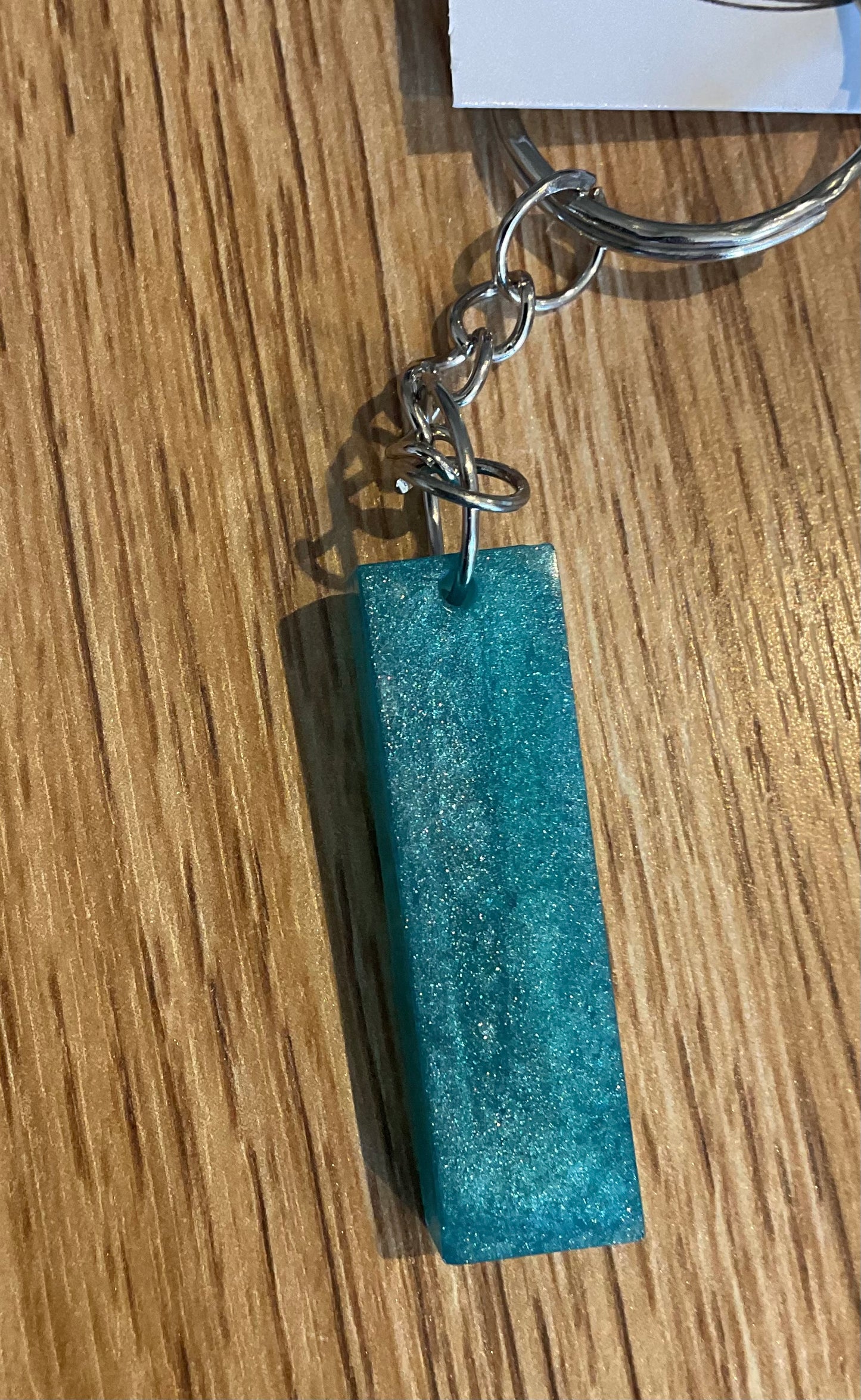 *Keychain Resin Letter I