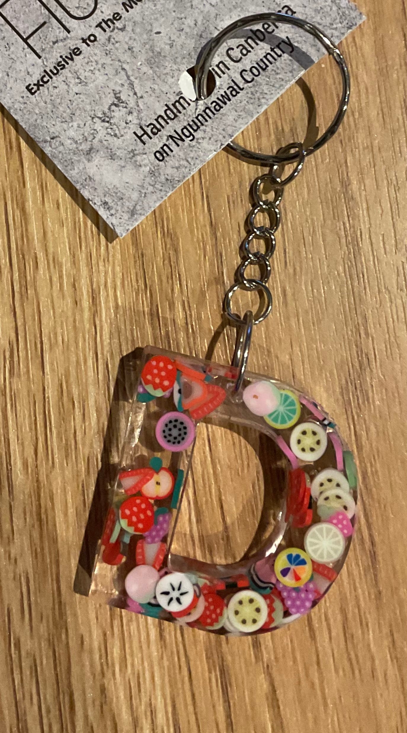 *Keychain Alphabet Letter D