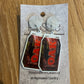 *Earrings Choc Drink Dangles