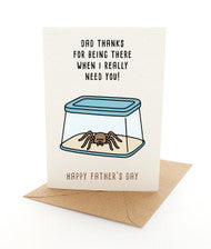 Father's Day Card - Father's Day Spider