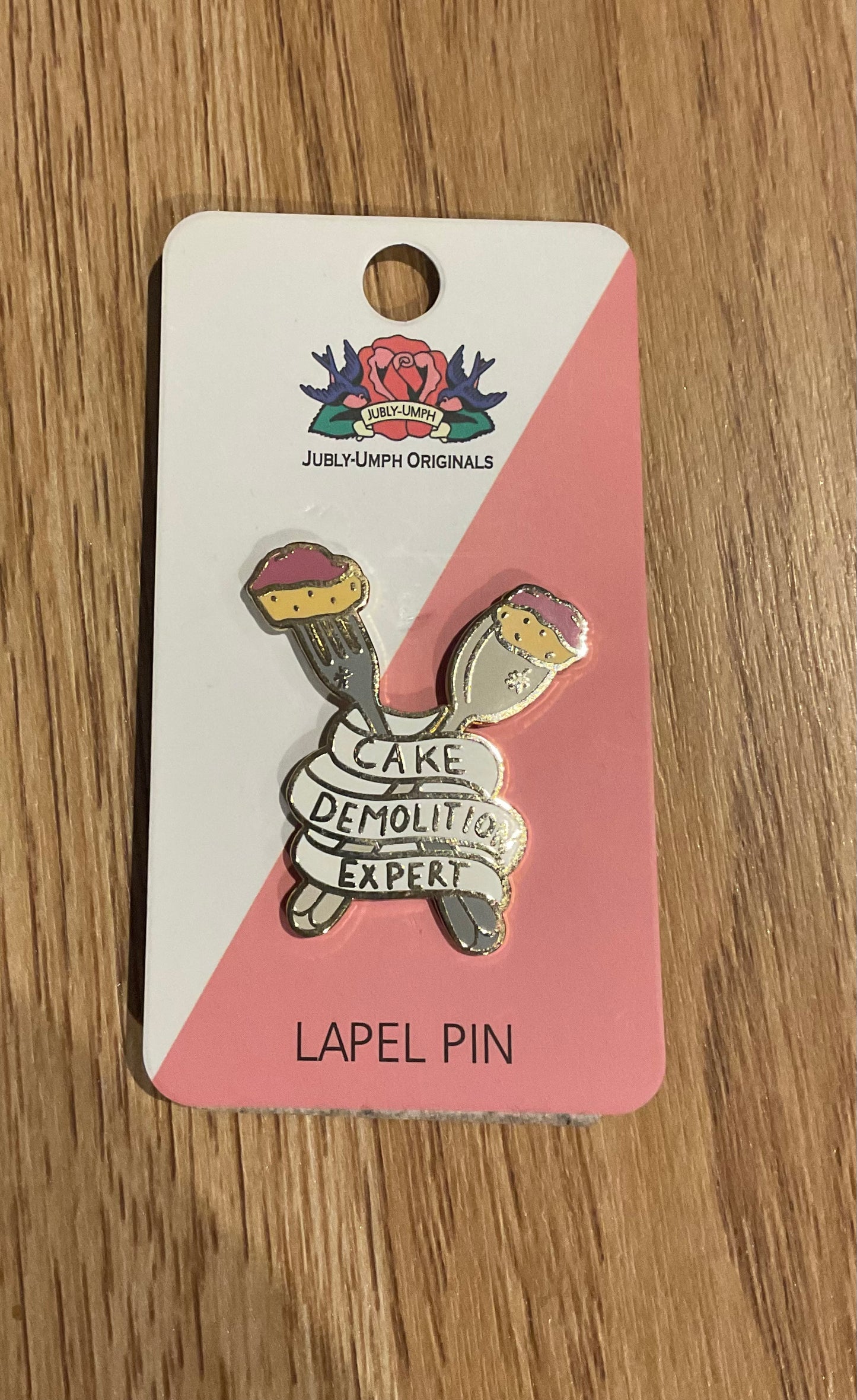 *Cake Demolition Expert Lapel Pin