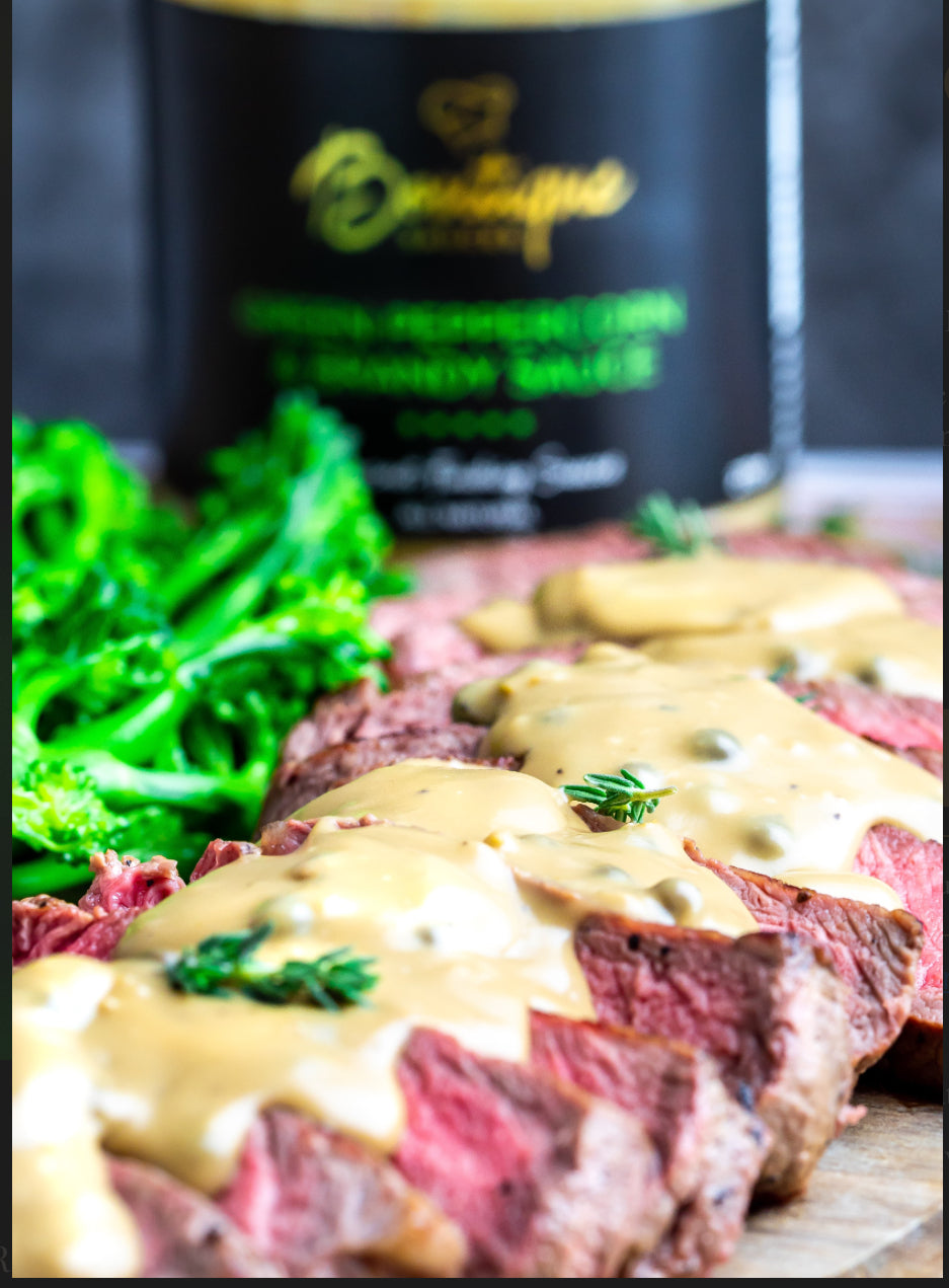 Green Peppercorn & Brandy Sauce