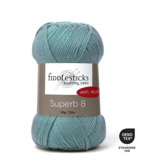 Fiddlesticks Superb 8 8ply Anti Pilling Acrylic Yarn