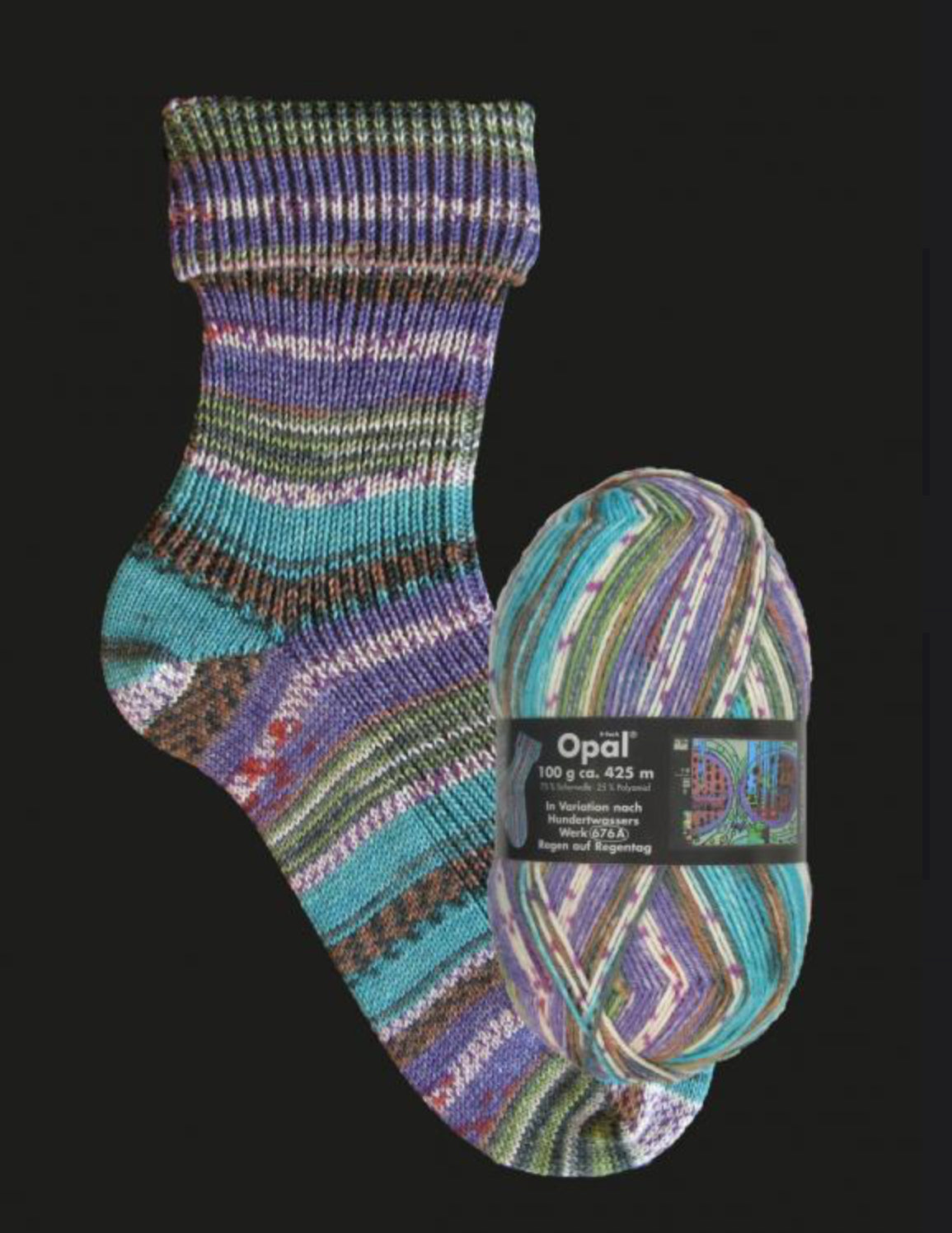 Opal Hundertwasser II Sock Yarn