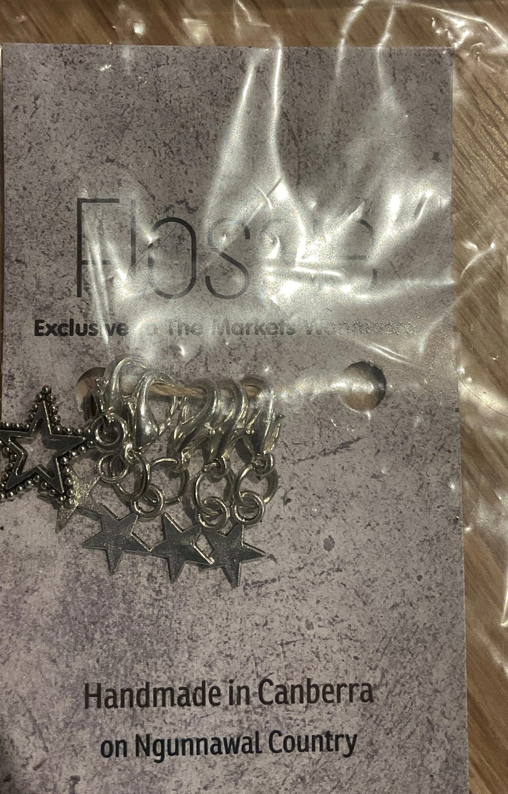 *Silver Stitch Markers Clasp Style