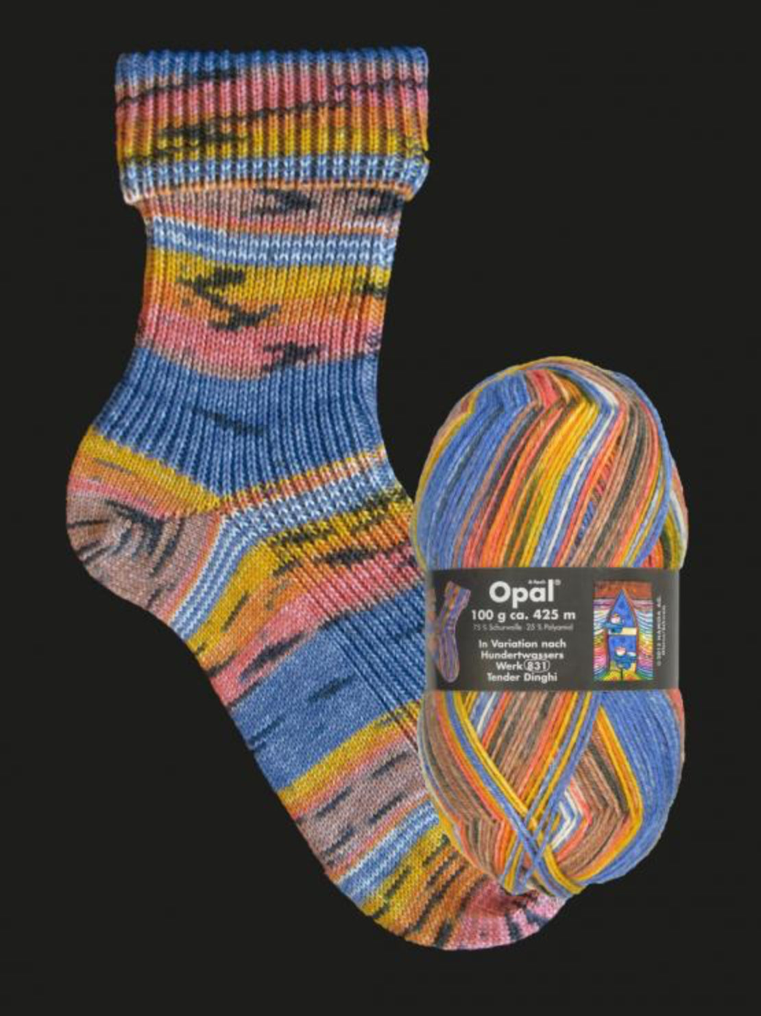 Opal Hundertwasser II Sock Yarn