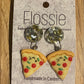 *Earrings Pizza Dangles