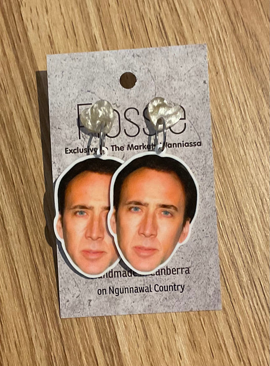 *Earrings Nicholas Cage Dangles