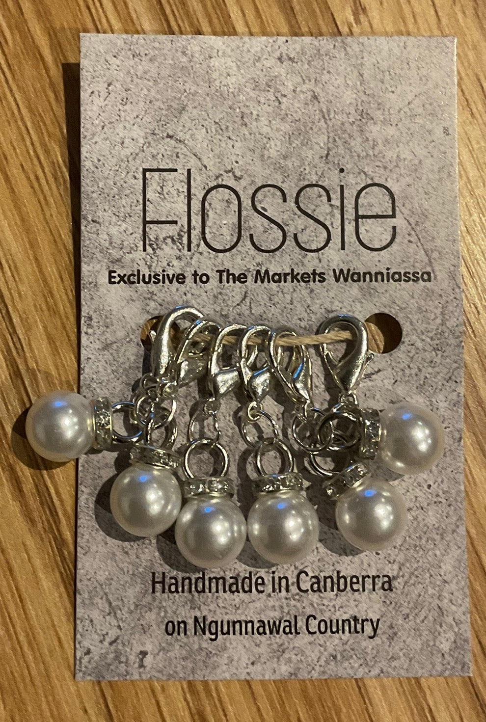 *Silver Stitch Markers Clasp Style
