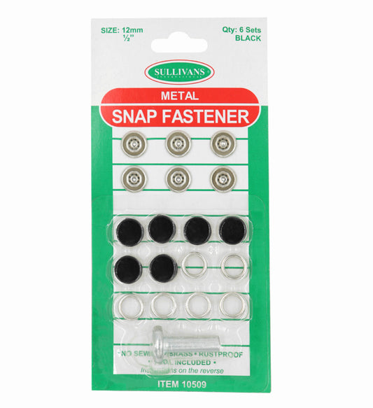 Metal Fasteners Black