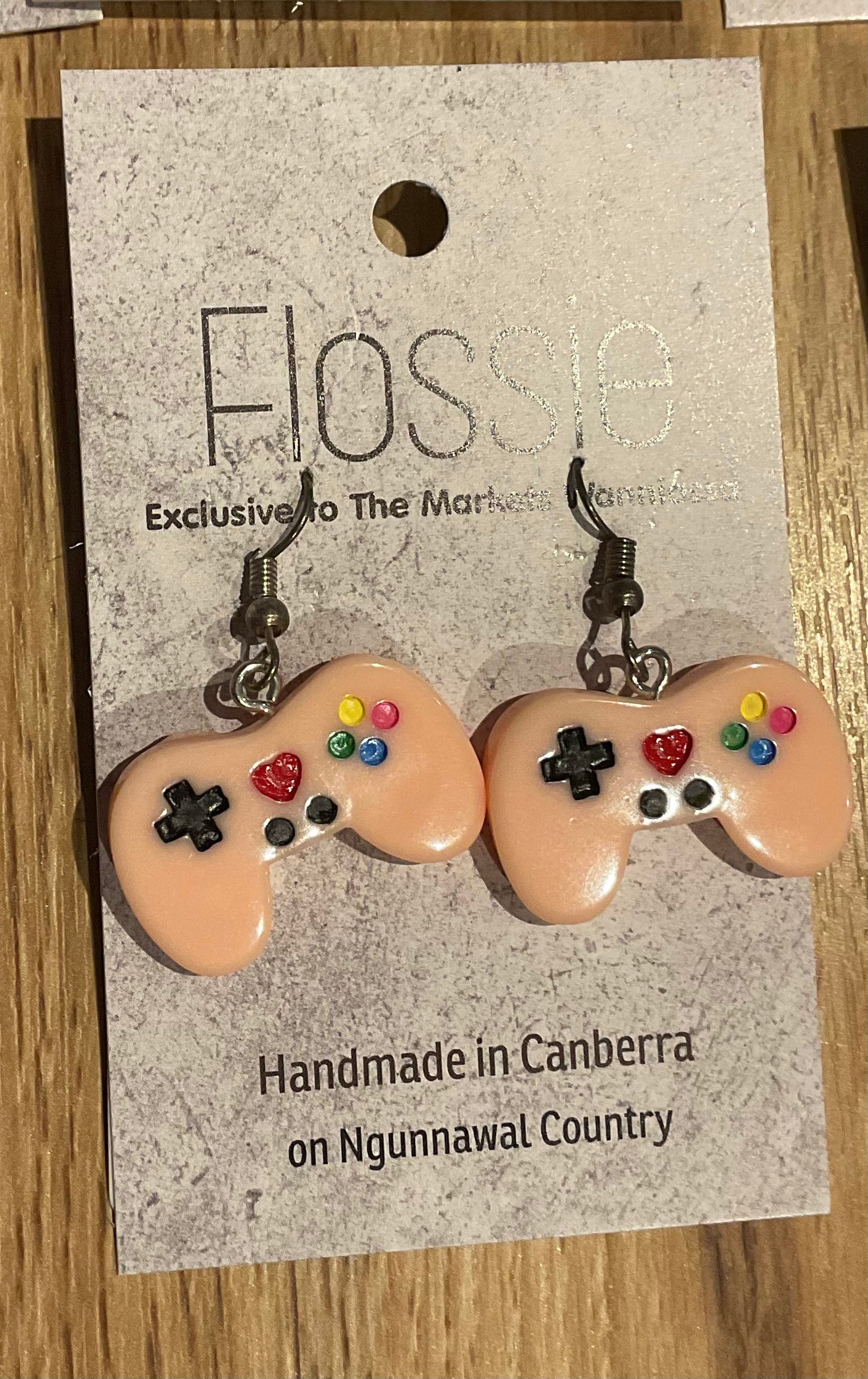 *Earrings Game Controller Dangles