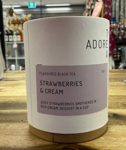 Flavoured Black Tea - Strawberries & Cream