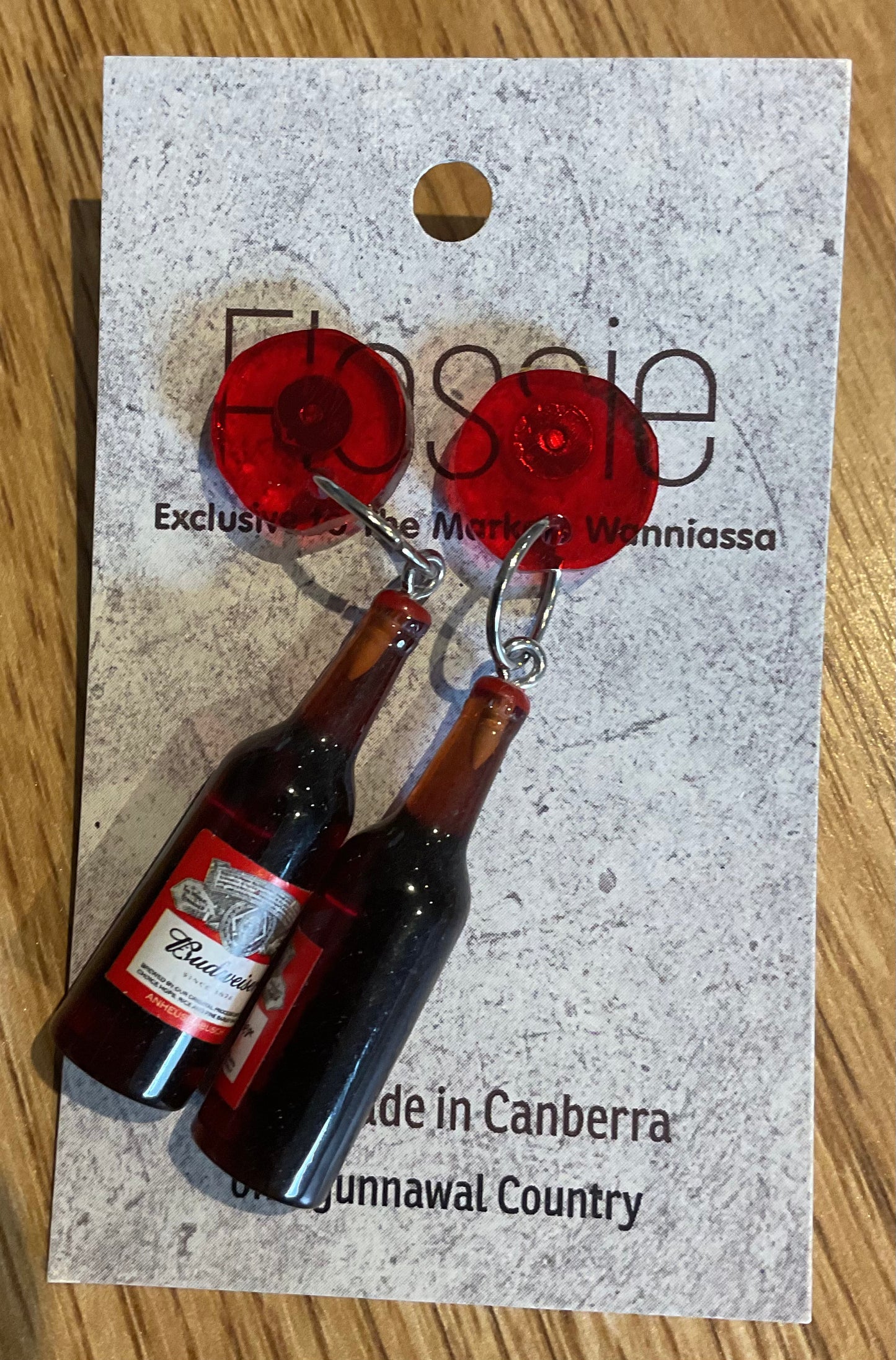 *Earring Beer Bottle Dangles