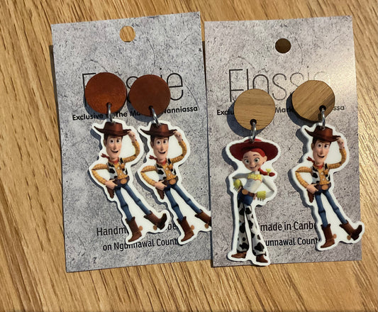 *Earrings Toy Story Dangles