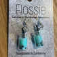 *Earring Green Bubble Tea Dangles