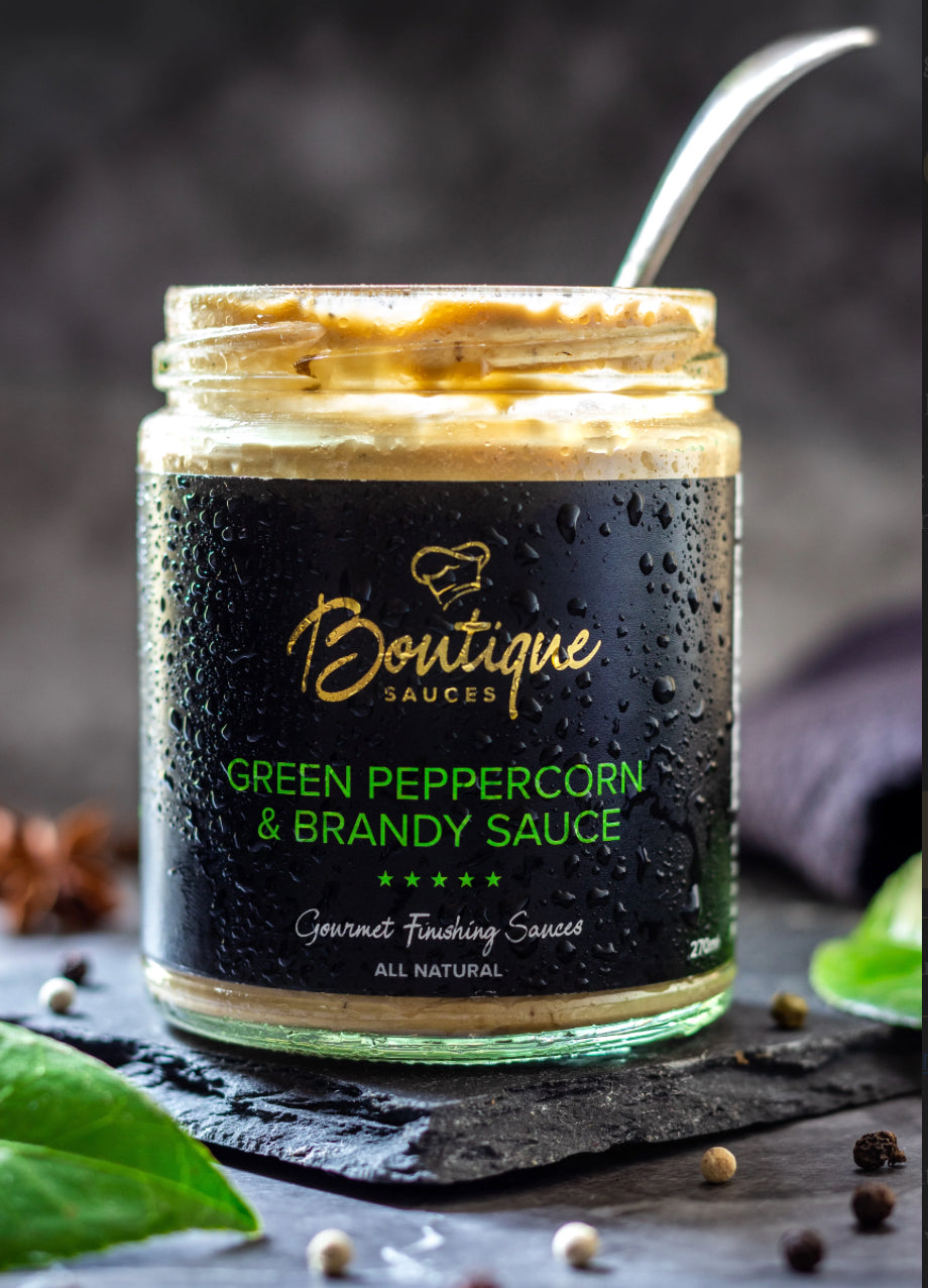 Green Peppercorn & Brandy Sauce