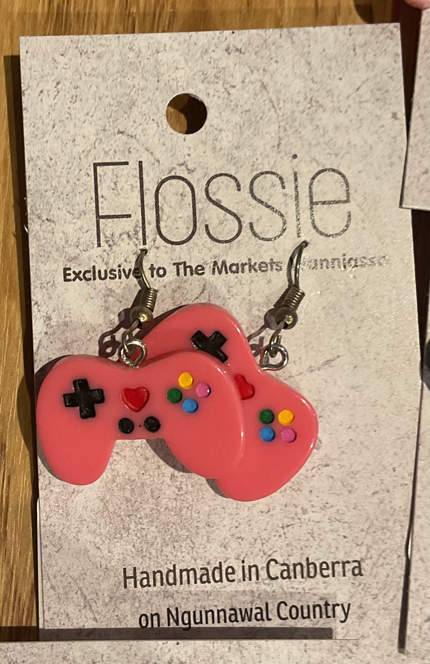 *Earrings Game Controller Dangles