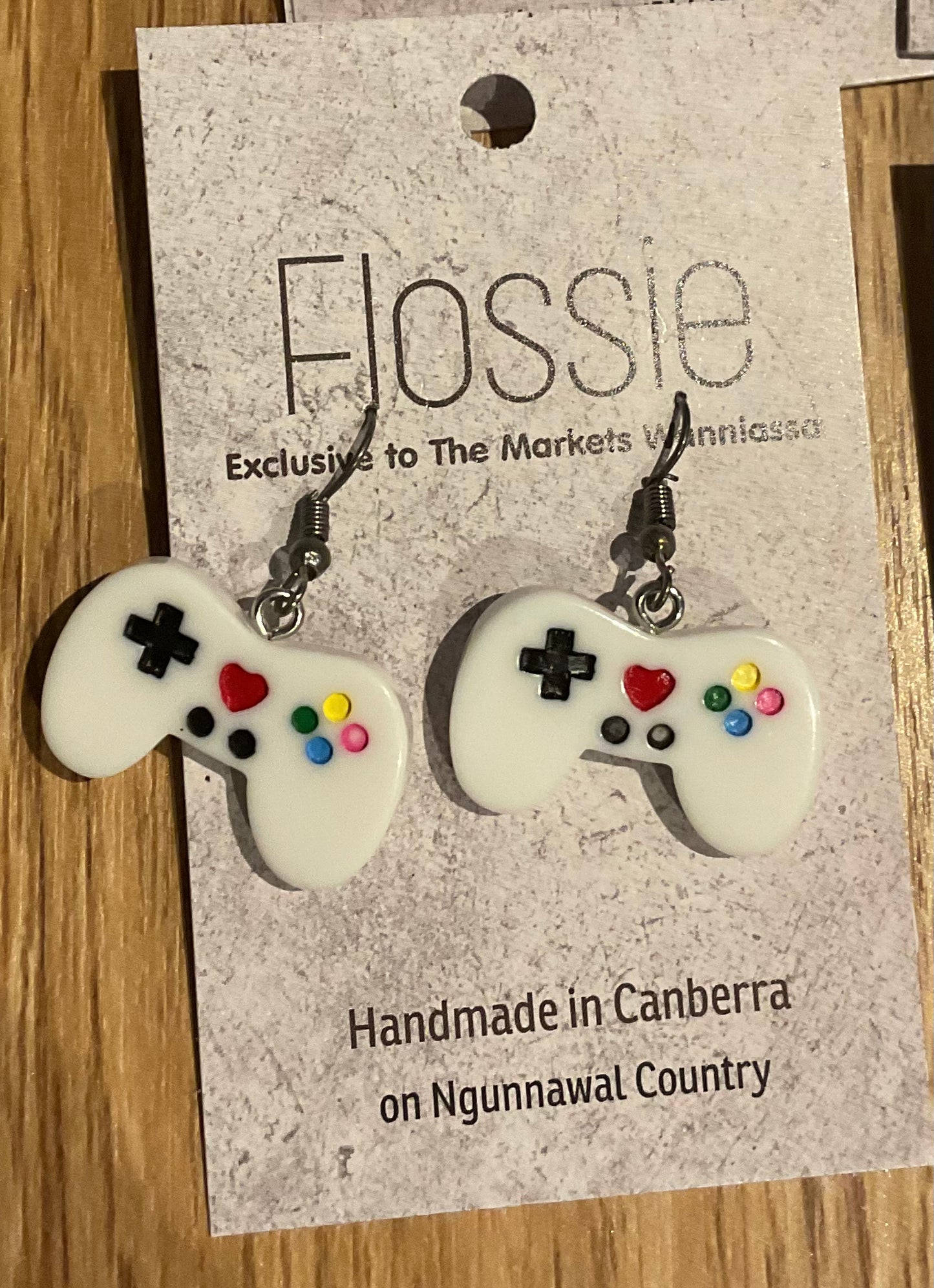 *Earrings Game Controller Dangles