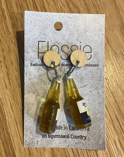 *Earring Beer Bottle Dangles
