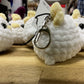 Crochet Cockatoo Keyring