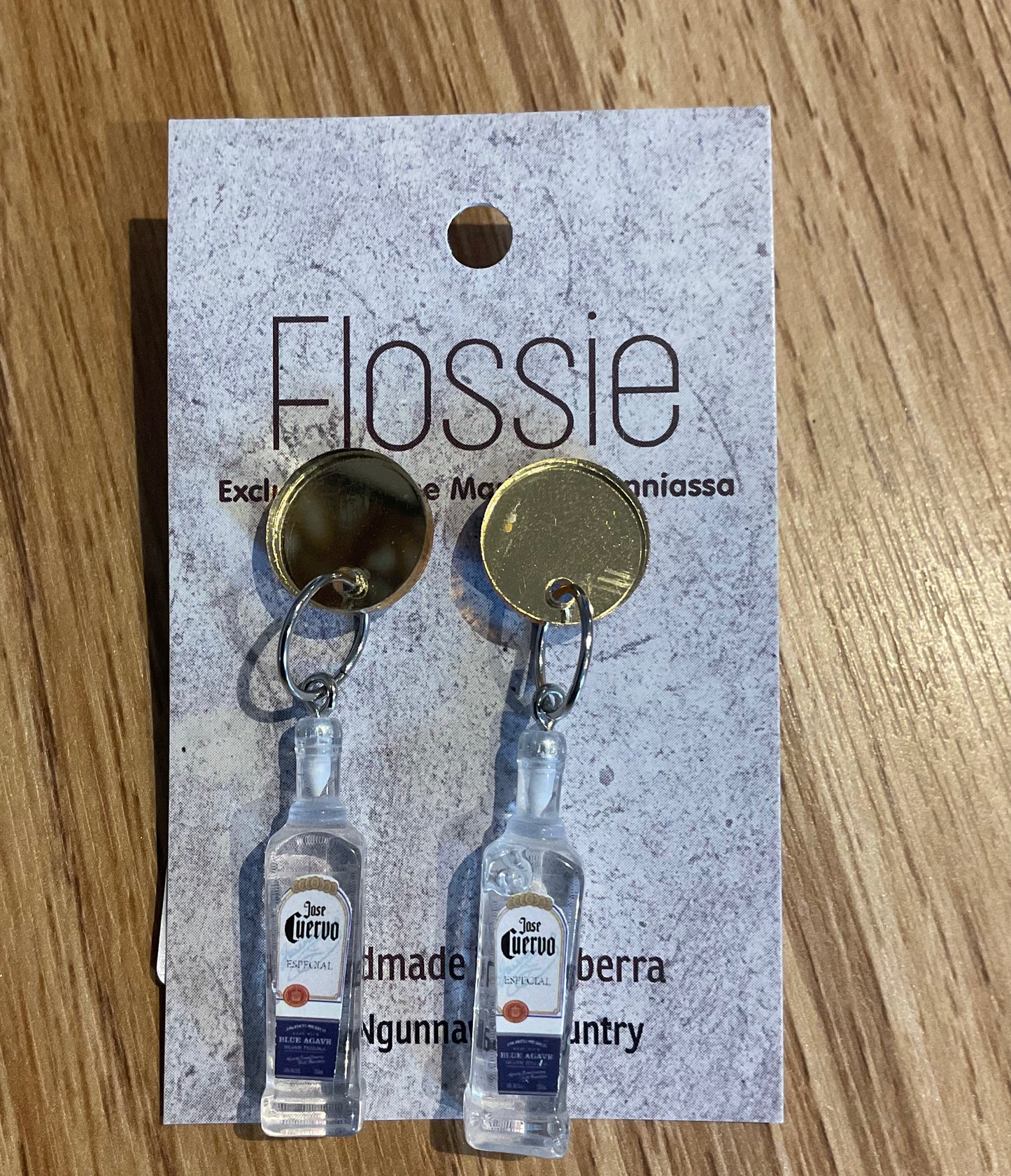 *Earring Alcohol Bottle Dangles