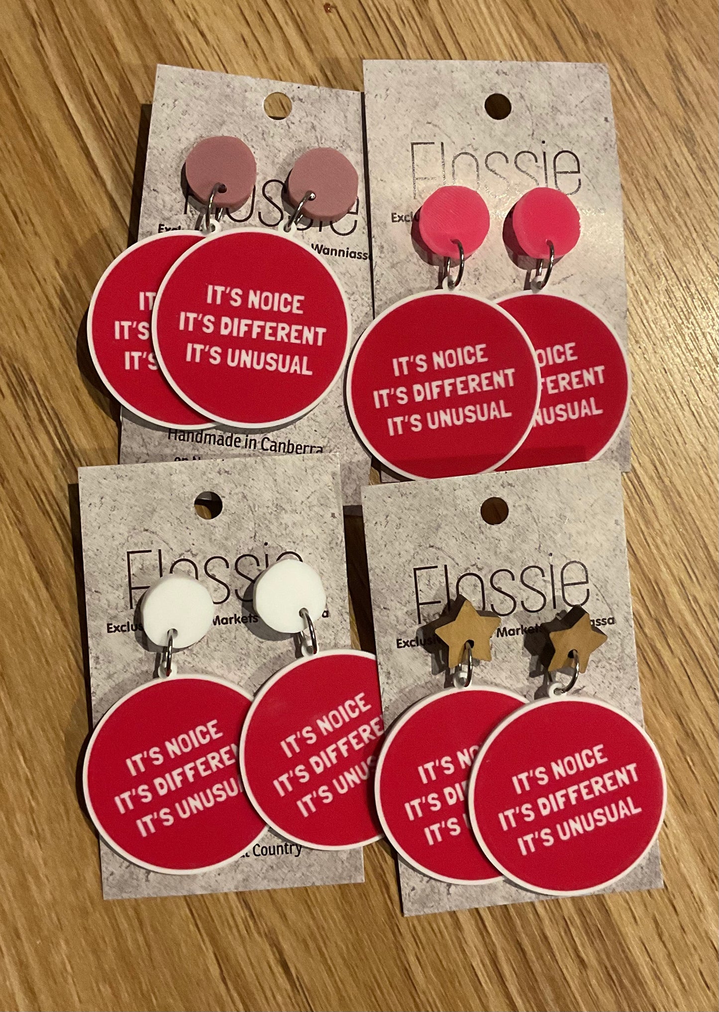 *Earrings Noice Different Unusual Dangles
