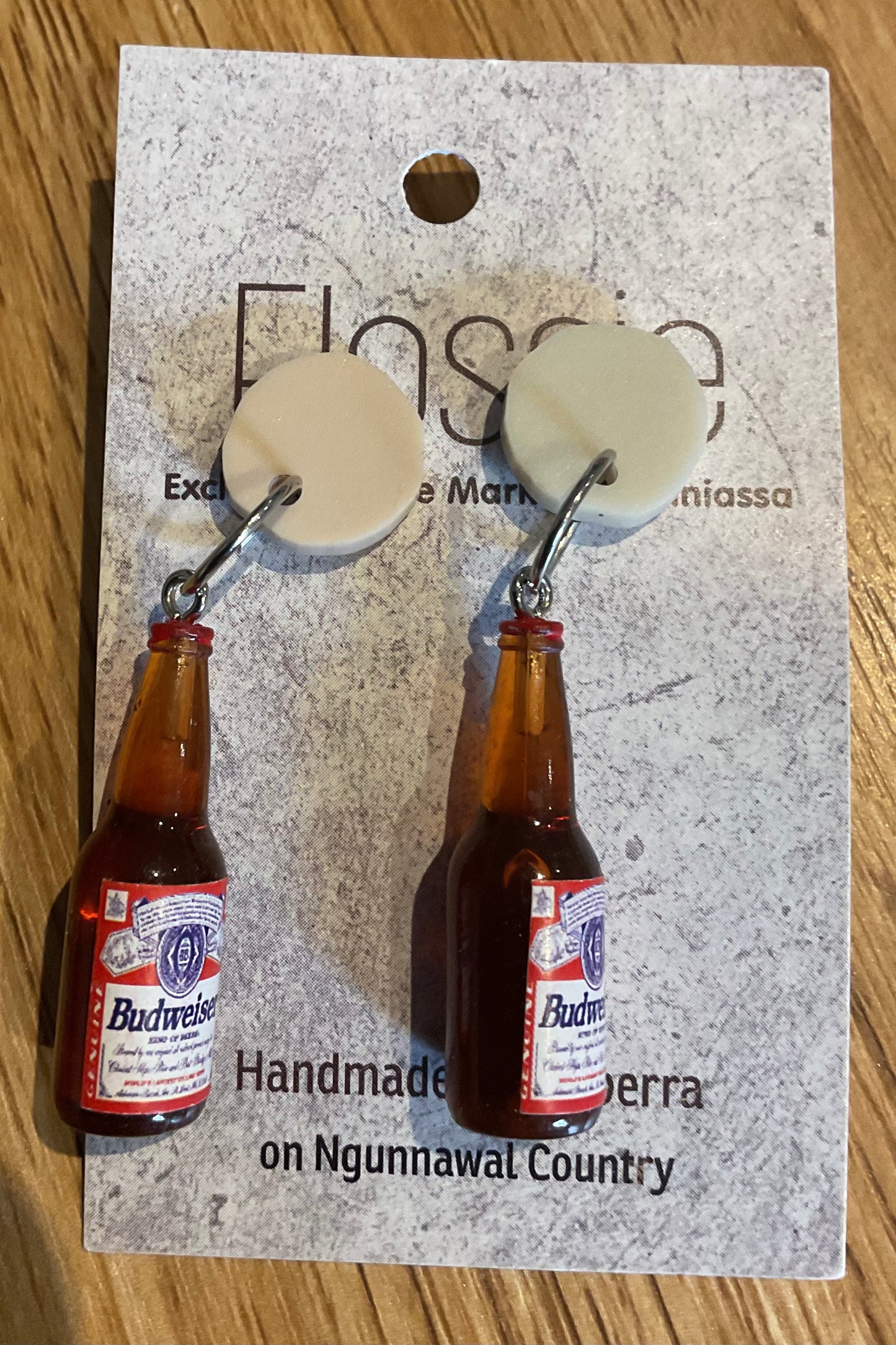*Earring Beer Bottle Dangles