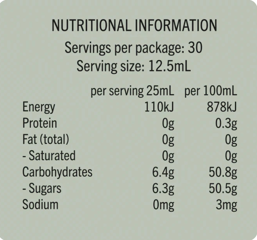 Lemon Ginger Honey Olive Leaf Cordial