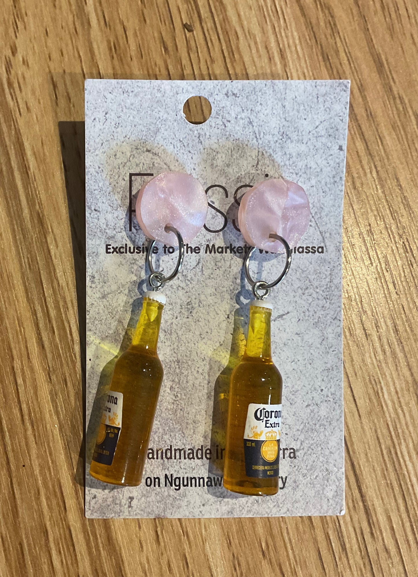 *Earring Beer Bottle Dangles