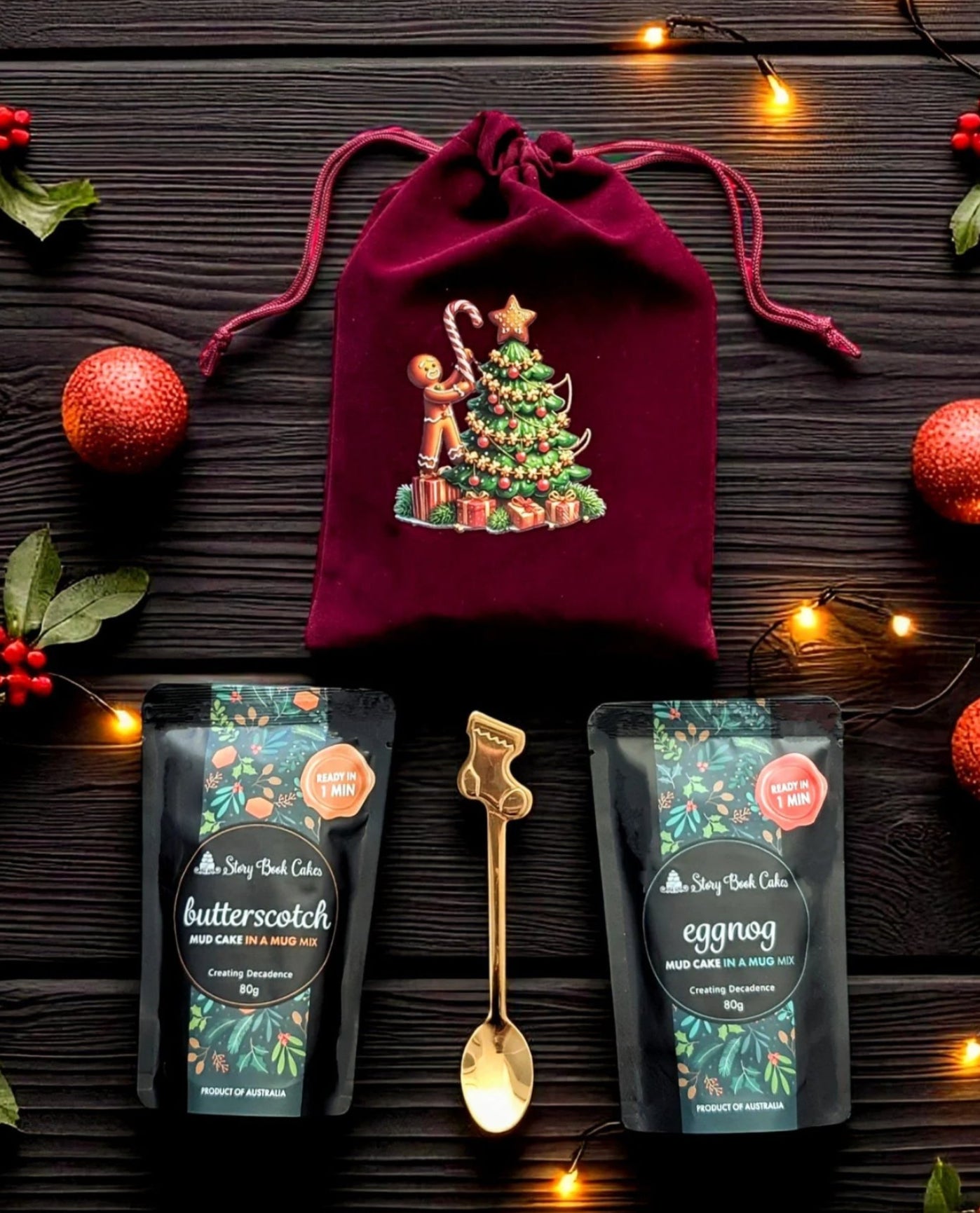 Cake in a Mug Gift Set x 2 with Spoon