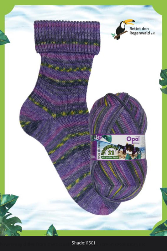Opal Regenwald 21 4ply Sock