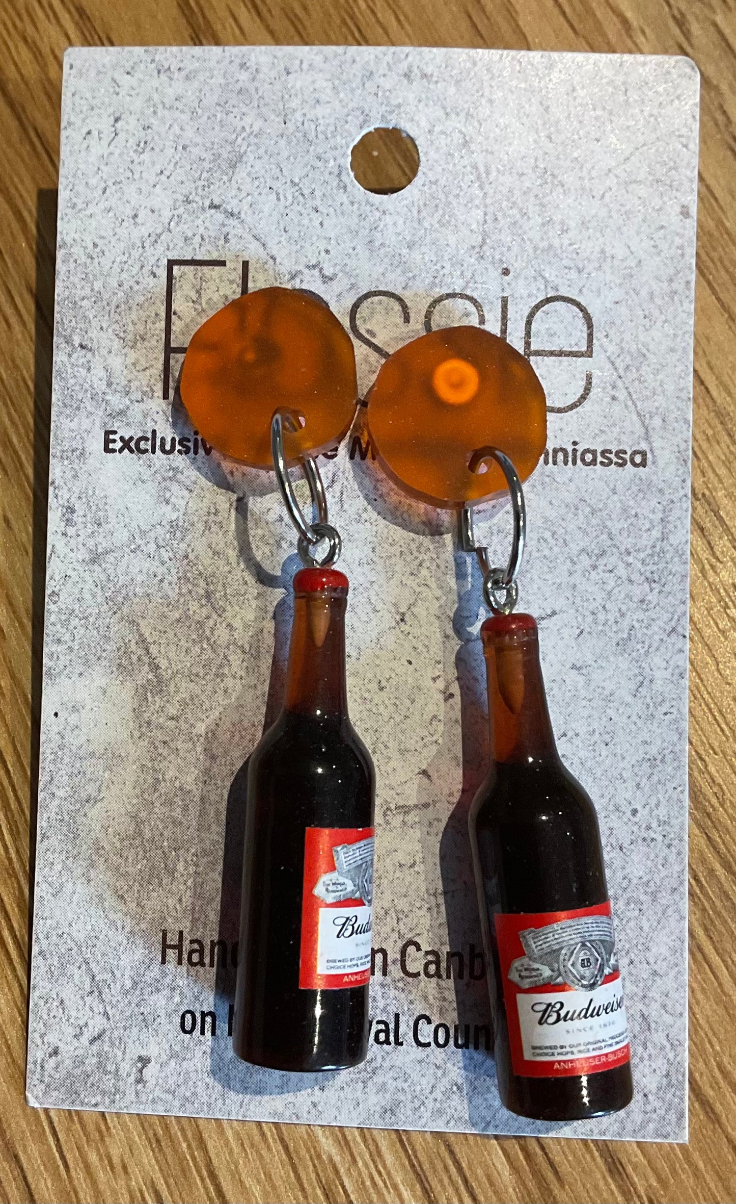 *Earring Beer Bottle Dangles