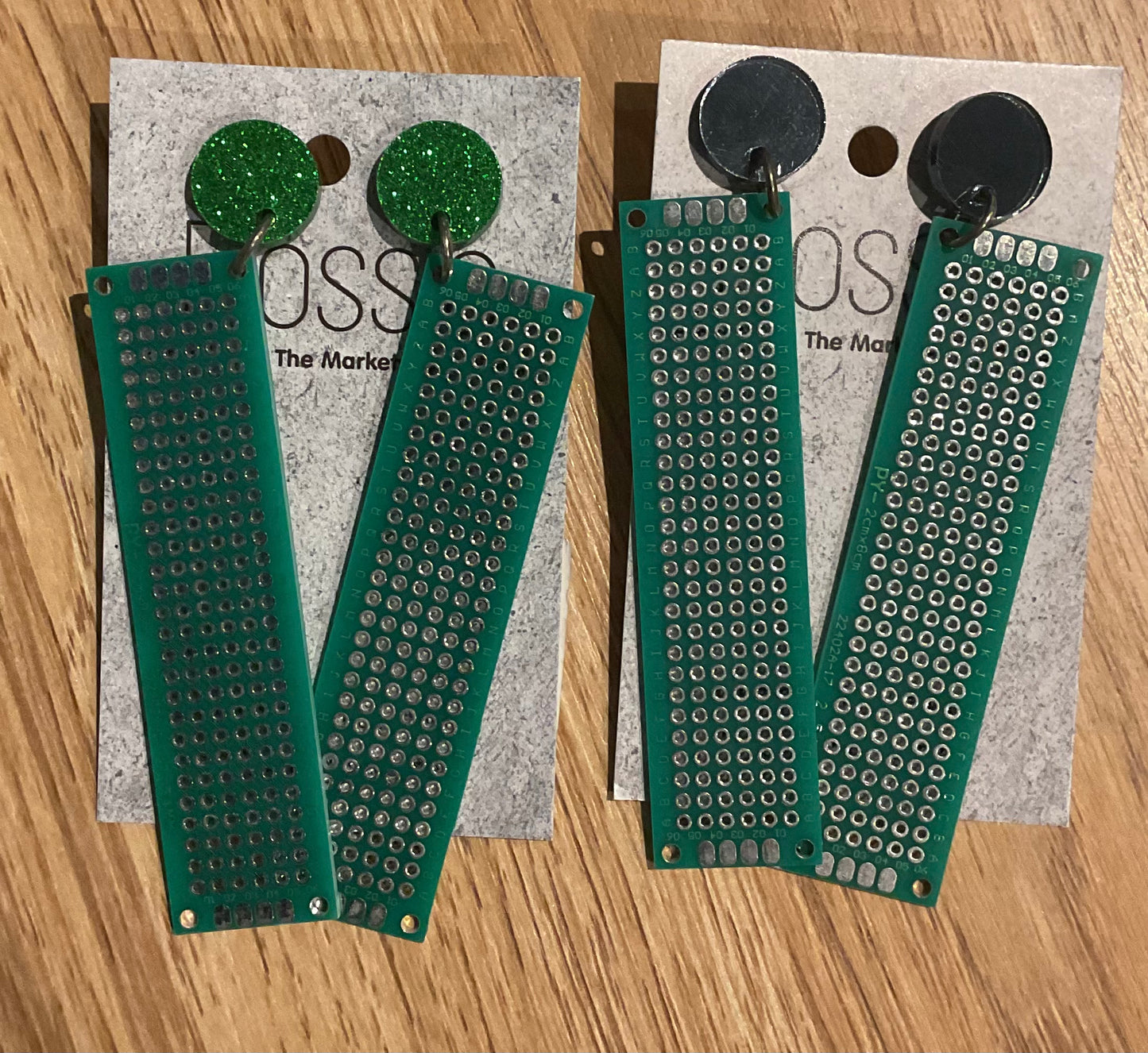 *Earrings Memory Board Dangles