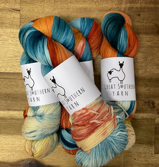 Sock Yarn 8ply - Still Life with Kettle