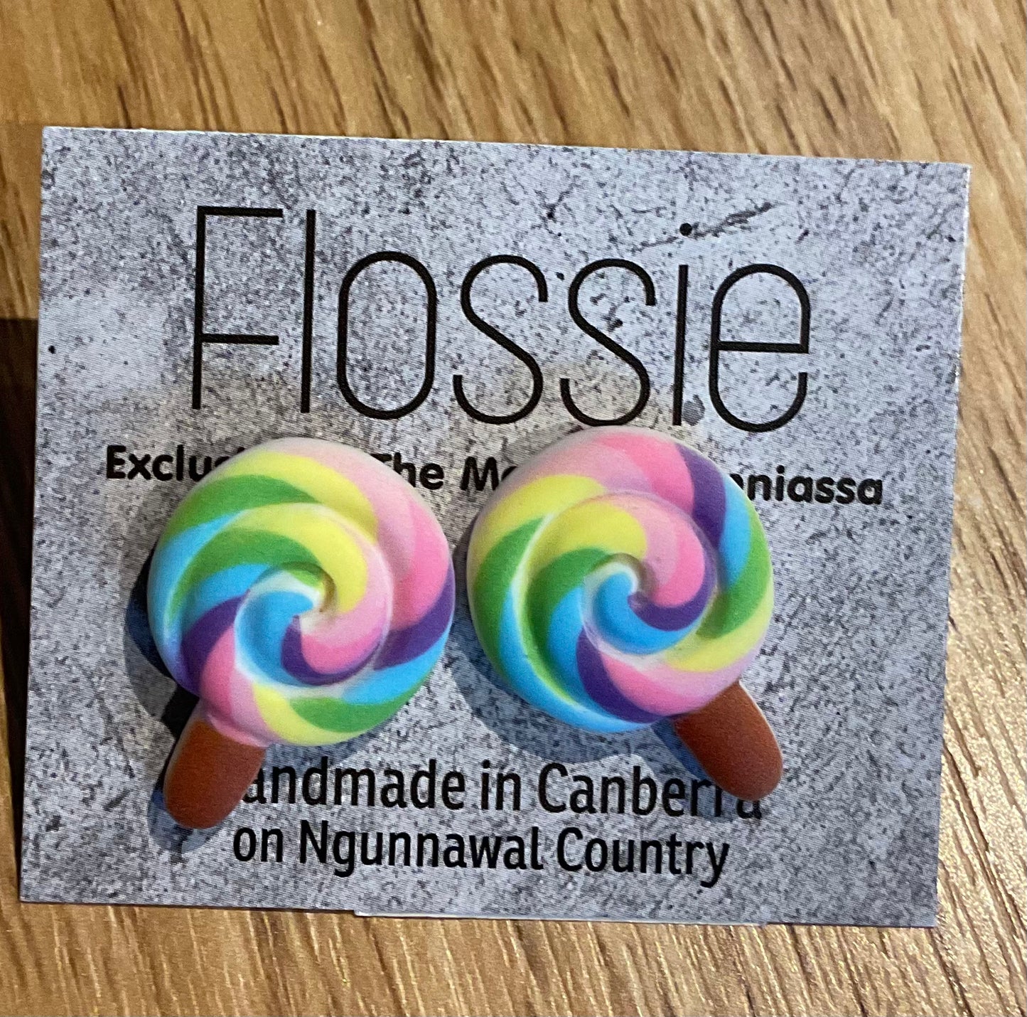 *Earrings Pastel Lollipop Studs