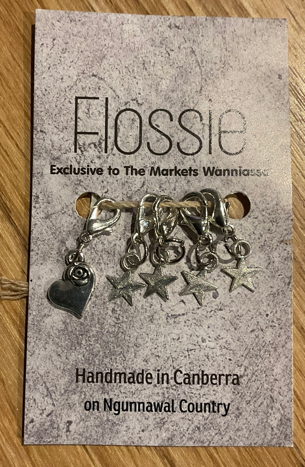 *Silver Stitch Markers Clasp Style