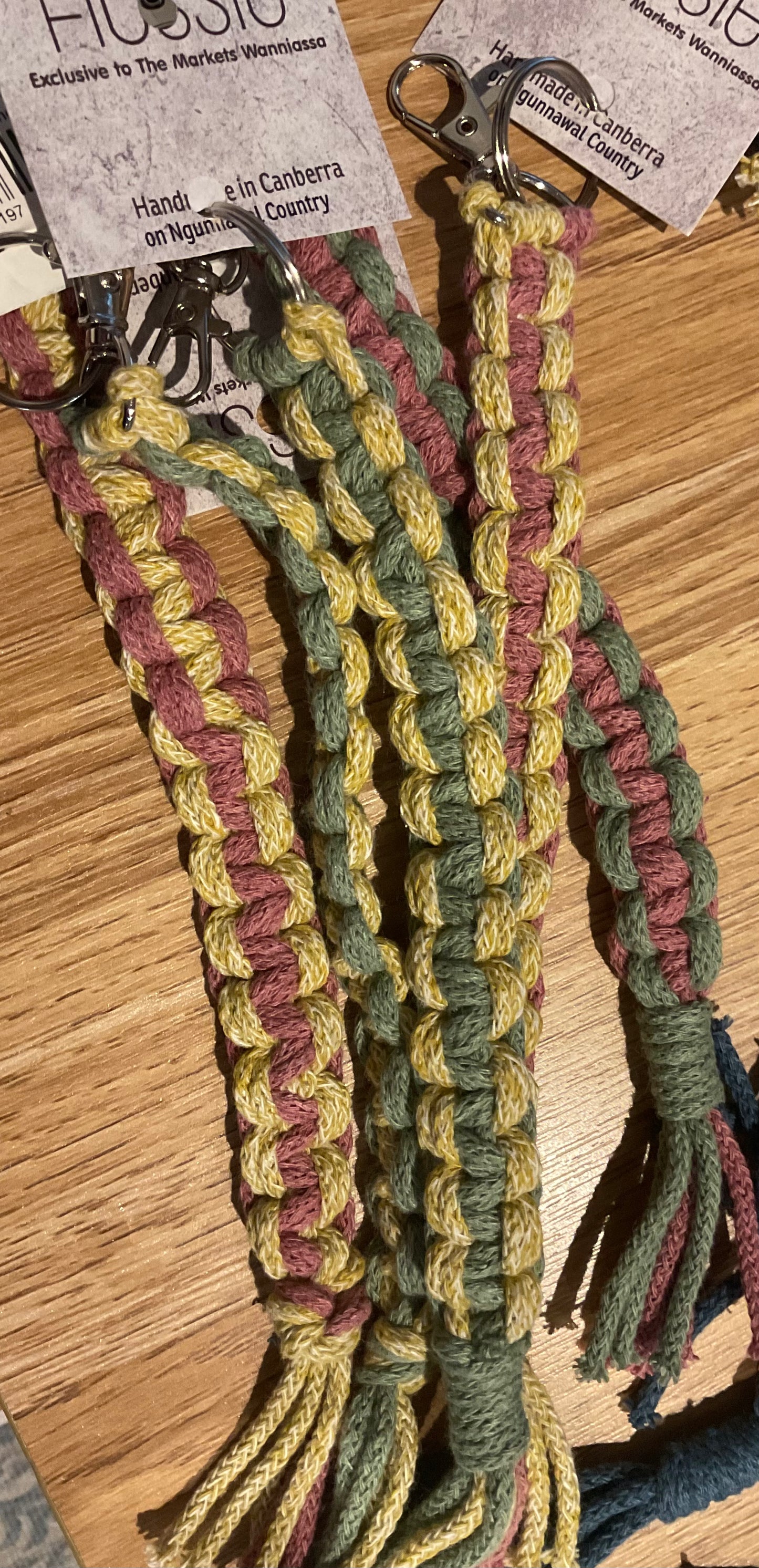 *Macrame Keychain Two Tone