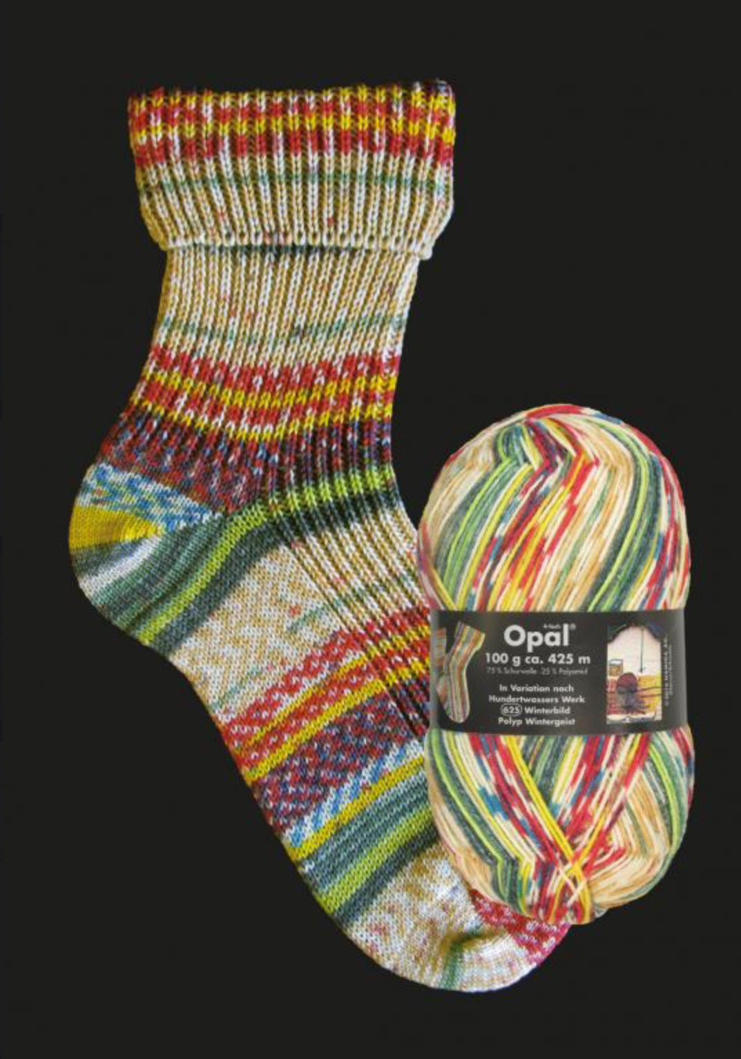 Opal Hundertwasser II Sock Yarn