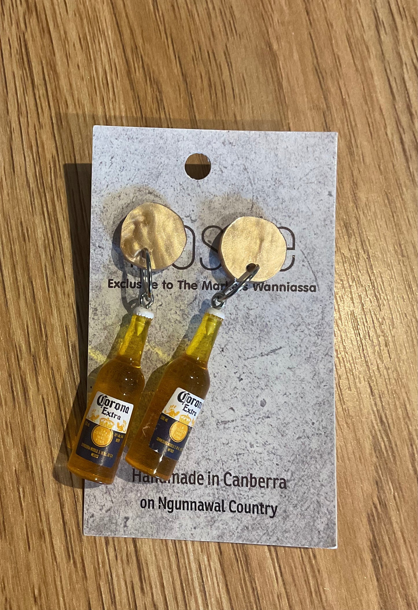 *Earring Beer Bottle Dangles